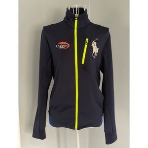 Polo RL US Open Full-Zip Sweatshirt Cardigan Warm-Up Track Jacket athletic